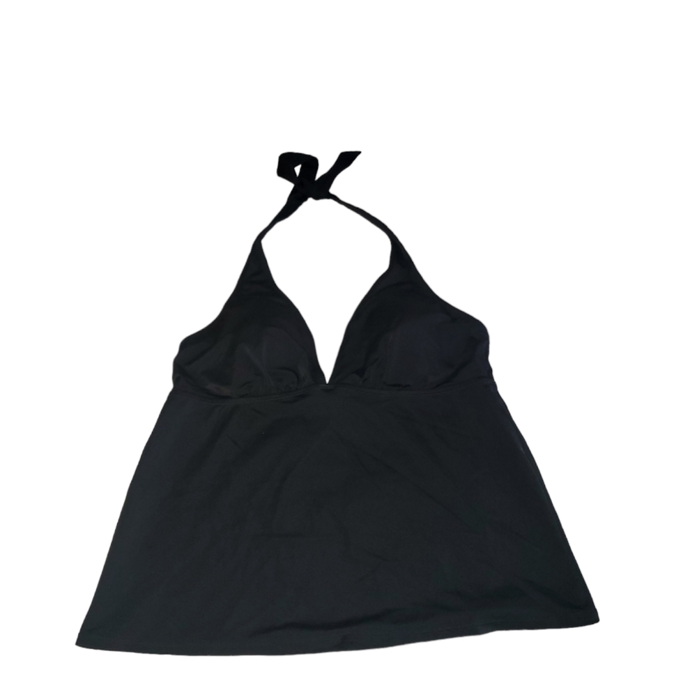 Jaclyn SmithTankini Halter Swim Top | Black | Size 16